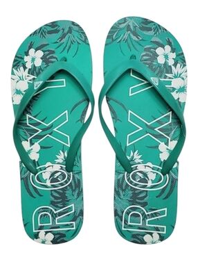 ROXY Starfish V Teal Sandal Flip-flops size 7
